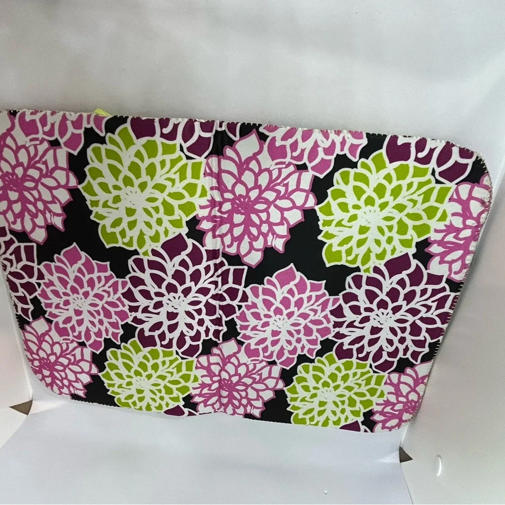 The MacBeth‎ Collection Zebra Floral Neoprene Reversable Laptop Sleeve